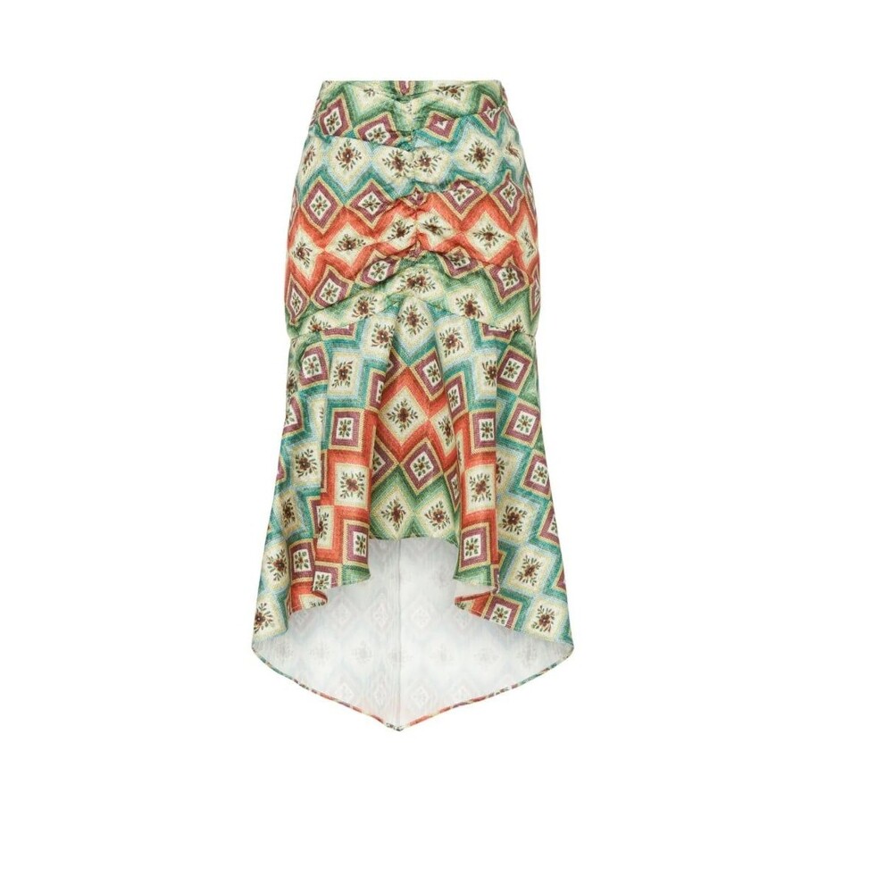 Autumn Adeigbo Non Beaded Soraya Skirt Woven Diamond Size 2 NWT - Picture 2 of 8